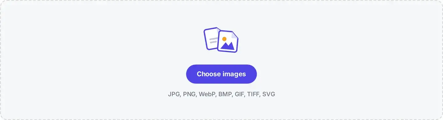 Frisqoo compress images drop area before adding photos