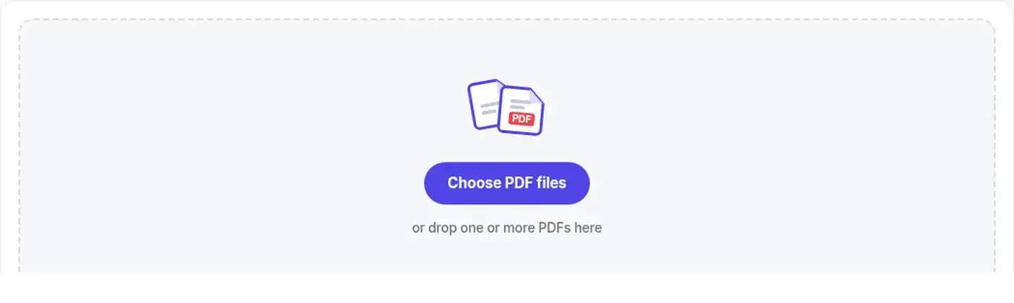 OCR PDF drop area before adding a scanned document