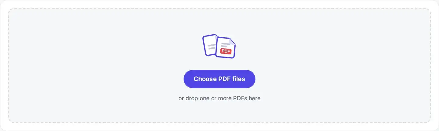 Frisqoo rotate PDF drop area before adding a PDF